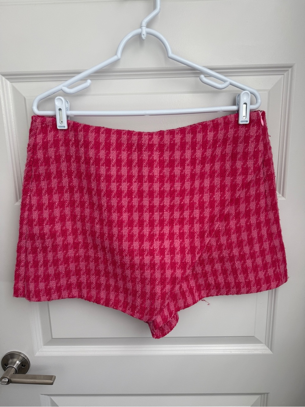 Buddy Love John Tweed Skort Pink Size M Textured Mini Preppy Coquette Skirt